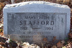 Mary Ruth <I>Ferrell</I> Stafford 