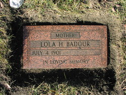 Lola H <I>Roberts</I> Badour 