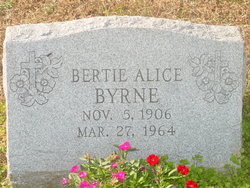 Bertie Alice <I>Burkins</I> Byrne 