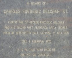 Sir Charles Frederic Belcher 