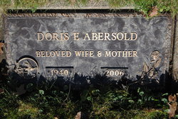 Doris E. <I>Gregory</I> Abersold 