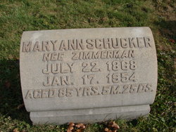 Mary Ann <I>Zimmerman</I> Schucker 