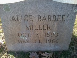 Alice <I>Johnson</I> Miller 