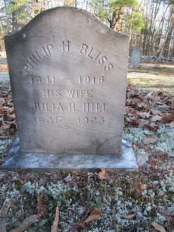Mrs Julia H <I>Hill</I> Bliss 