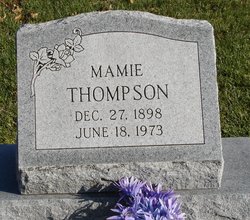 Mamie <I>Jones</I> Thompson 