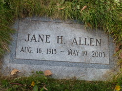 Jane <I>Howe</I> Allen 
