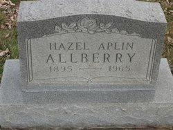 Hazel <I>Aplin</I> Allberry 