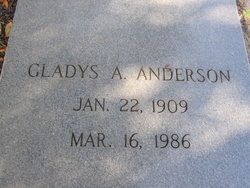 Gladys A Anderson 