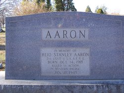 2LT Reid Stanley “Stan” Aaron 