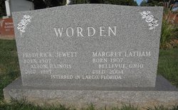 Margret Ann <I>Latham</I> Worden 