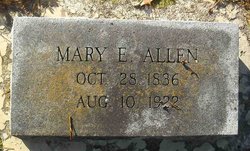 Mary Elizabeth <I>Brown</I> Allen 