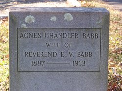 Agnes <I>Chandler</I> Babb 