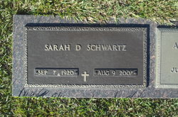 Sarah <I>Durham</I> Schwartz 