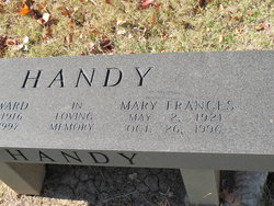 Mary Frances <I>Darsey</I> Handy 