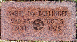 Iva Ann “Nancy” <I>Akers</I> Bollinger 