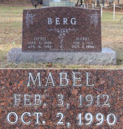 Mabel <I>Thompson</I> Berg 