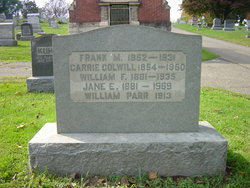 Mary Caroline “Carrie” <I>Colwill</I> Allen 
