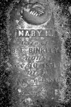 Mary Matilda <I>Markham</I> Binkley 