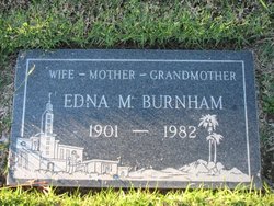 Edna Irene <I>McNeill</I> Burnham 