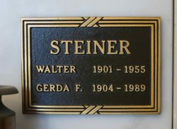 Gerda F <I>Oppen</I> Steiner 