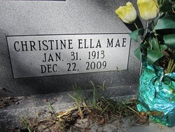 Christine Ella Mae Baker 