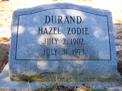 Hazel Zodie Durand 