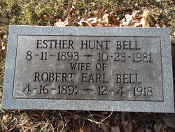 Esther Hunt <I>Hunt</I> Bell 