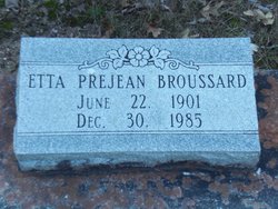 Etta <I>Prejean</I> Broussard 