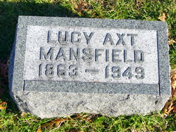 Lucy <I>Axt</I> Mansfield 