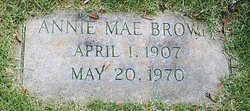 Annie Mae <I>Everett</I> Brown 
