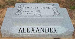 Shirley June Alexander 