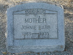 Johnie Ida <I>Wellborn</I> Babb 