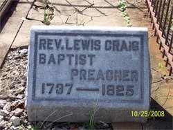 Rev Lewis Craig 