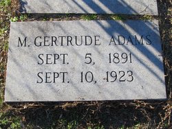 Gertrude Adams 