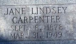 Jane Lindsey Carpenter 