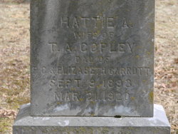 Hattie A. <I>Garrett</I> Copley 
