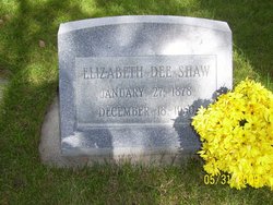 Mary Elizabeth <I>Dee</I> Shaw 