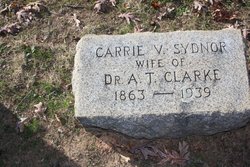 Carolina Virginia “Carrie” <I>Sydnor</I> Clarke 