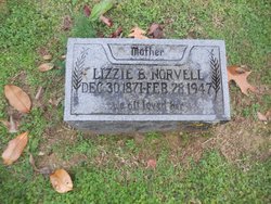 Elizabeth Benton “Lizzie” <I>Lawrence</I> Norvell 