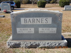 Bessie C <I>Hughes</I> Barnes 