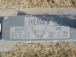 Joseph Monroe “Joe” Henry 
