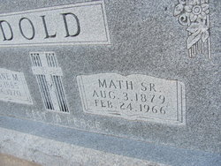 Matthew “Math” Dold Sr.