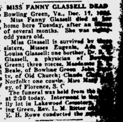 Frances Ware “Fanny” Glassell 