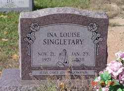 Ina Louise Singletary 
