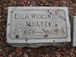 Ella W. <I>Wigginton</I> McAtee 