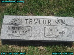 Bertha Curtis <I>Nelson</I> Taylor 