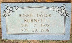 Bonnie Lucille <I>Taylor</I> Burnett 