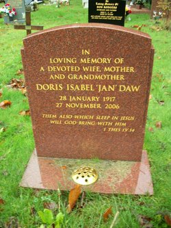 Doris Isabel “Jan” Daw 
