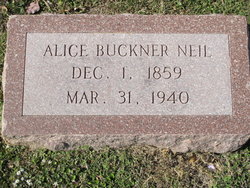 Nancy Sue Alice <I>Buckner</I> Neil 