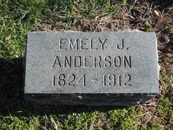 Emily Jane <I>Davis</I> Anderson 